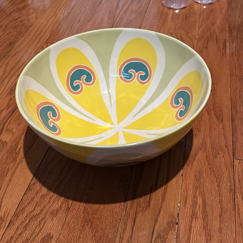 Jill Rosenwald Anthropologie Mod Flower Serving Bowl